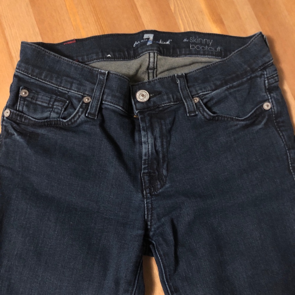 7 for all mankind jeans: skinny bootcut